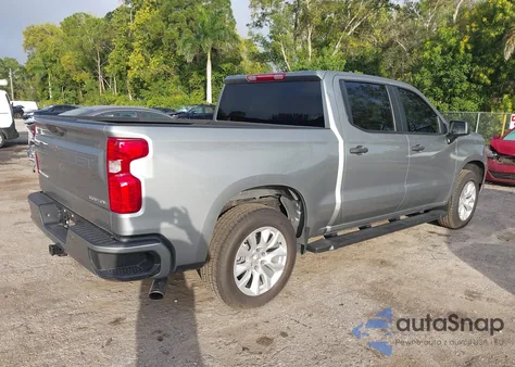 2025 Chevrolet Silverado 1500 2Wd Short Bed Custom из США, поврежденный, VIN 1GCPABEK5SZ190698